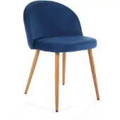 Akord Chaise Bleu Marine 53X43X48