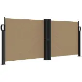 Syfax Auvent latéral rétractable taupe 100x600 cm
