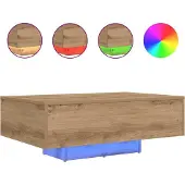 vidaXL Table basse en chêne Artisan 85 x 55 x 31 cm Bois composite