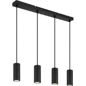 Globo Lighting Lampe à suspendre métal noir mat, 4x GU10