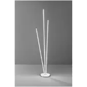 Perenz Lampadaire Design Twins Led De En Métal Blanc