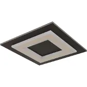 Globo Lighting Plafonnier Jayden 32 x 32cm noir