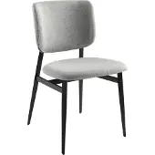 Angel Cerdá chaise en tissu gris clair 4147