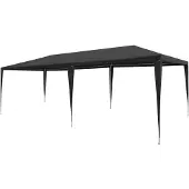 The Living Store Partyzelt 3x6 m PE Anthrazit