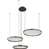 Globo Lighting Lampe à suspendre métal noir mat, LED
