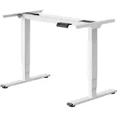 FlexiSpot Table réglable en hauteur E5W-EUV2, 4 emplacements mémoire, sans plateau, blanche