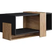 Vicco table basse Aven Anthracite/chêne doré 91.8x49cm, Model 54386
