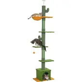 SUGIFT Arbre à grimper, maison pour chats, poteaux en sisal