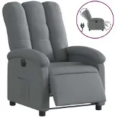 Sonstiges Fauteuil inclinable électrique Gris foncé Tissu
