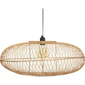 Atmosphera Loren Bambou Lampe à suspendre D60 cm - Naturel