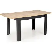 Halmar Table pliante BAGIO chêne artisanal / noir
