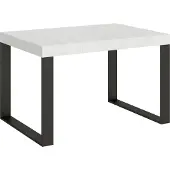 Itamoby Table Extensible 90X140/244 Cm Tecno Premium Frêne Blanc