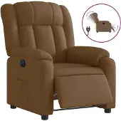 Sonstiges Fauteuil inclinable électrique Marron Tissu