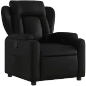 Sonstiges Fauteuil inclinable en similicuir noir
