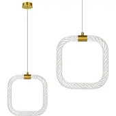 Toolight Lampe Suspendue Lhj056-Cp1 Blanc, Or