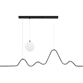 Toolight Lampe Suspendue LHJ033-CP Black, Bruhed Gold