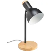 Luxus Europe - Lampe de bureau Romy, noire - Lampe de lecture - Lampe de bureau