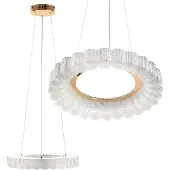 Toolight Lampe Suspendue Led Ms018-CP 40cm Rose Gold