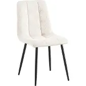 CLP Chaise de salle à manger Antibes tissu velours côtelé