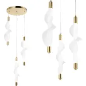 Toolight Lampe Suspendue Led G009-3CPR White Gold