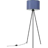 Sollux Lampadaire NEVIA marine 1xE27 15W tissu/PVC/acier 135x40x40cm