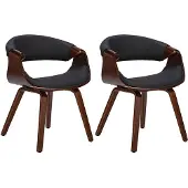 CLP lot de 2 chaises de salle à manger Foley