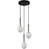 ITALUX RAVENA PND-2324-3A GD+OPAL Lampe suspendue