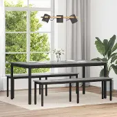 Prolenta Table exclusive - Dimensions : 180 x 90 x 75 cm - Matériau : bois composite - Forme : rectangulaire