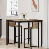 Prolenta Maison Exclusive - Table d'appoint en bois stratifié, forme carrée