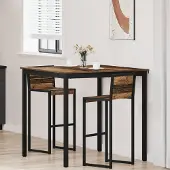 Prolenta Maison Exclusive - Table d'appoint en bois stratifié, forme carrée