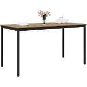 Syfax Table de bar debout Bois d'ingénierie Rectangulaire