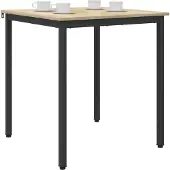Syfax Table de salle à manger / Table de repas 70 x 70 x 75 cm MÉTAL