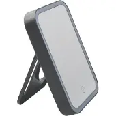 MSV miroir de maquillage miroir cosmétique miroir de salle de bain "Ania" avec LED, anthracite
