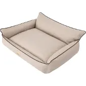 TexCorp Lit orthopédique pour chien JOKER lit chien canapé couchage corbeille matelas lit animal XL 82x63 cm beige optique comme les laisses
