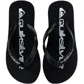 Quiksilver Tongs Chanclas Java Wordmark negro blanco niño pour Uni