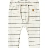 Lil´ Atelier Leggings 'NBMKail' gris foncé / blanc