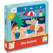 Djeco Jeu d'observation - Obs Explore - - UneTaille - Jeu