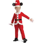 Disguise Mickey Christmas Classic Toddler Costume Rouge 24 Months Enfants