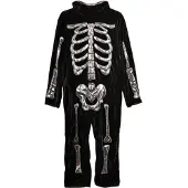 Den Goda Fen Junior Skeleton Costume Noir 5-6 Years Enfants