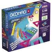 Geomag Set de Jeu Geomag Glitter (22 Pièces)