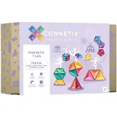 Connetix Ensemble d'aimants - 48 Parties - Pastel Pack d'extensi - - UneTaille - Jouets Magnétiques