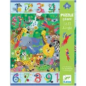 Djeco Puzzle de la jungle 54 pièces