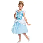 Disguise Cinderella Deluxe Costume Bleu 7-8 Years Enfants