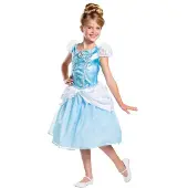 Disguise Cinderella Deluxe Costume Bleu 5-6 Years Enfants