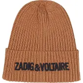 Zadig & Voltaire X60498 Junior Beanie Marron 58 cm Enfants