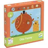 Djeco Jeu - Trouver et tourner - Obs Funny - - UneTaille - Jeu