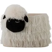 Bloomingville Panier de stockage - 40x30 cm - Dolly - Blanc - - UneTaille - Panier