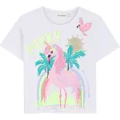 Billieblush U21940 Short Sleeve T-shirt Blanc 8 Years Fille