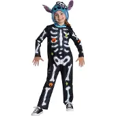 Stitch Lilo & Classic Skeleton Costume Noir 5-6 Years Enfants