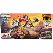 Monster Jam Ensemble de Jeu - 1:64 - Smash & Bash - Smashbot - - UneTaille - Circuit de Voitures